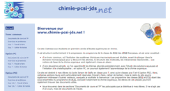 Desktop Screenshot of chimie-pcsi-jds.net